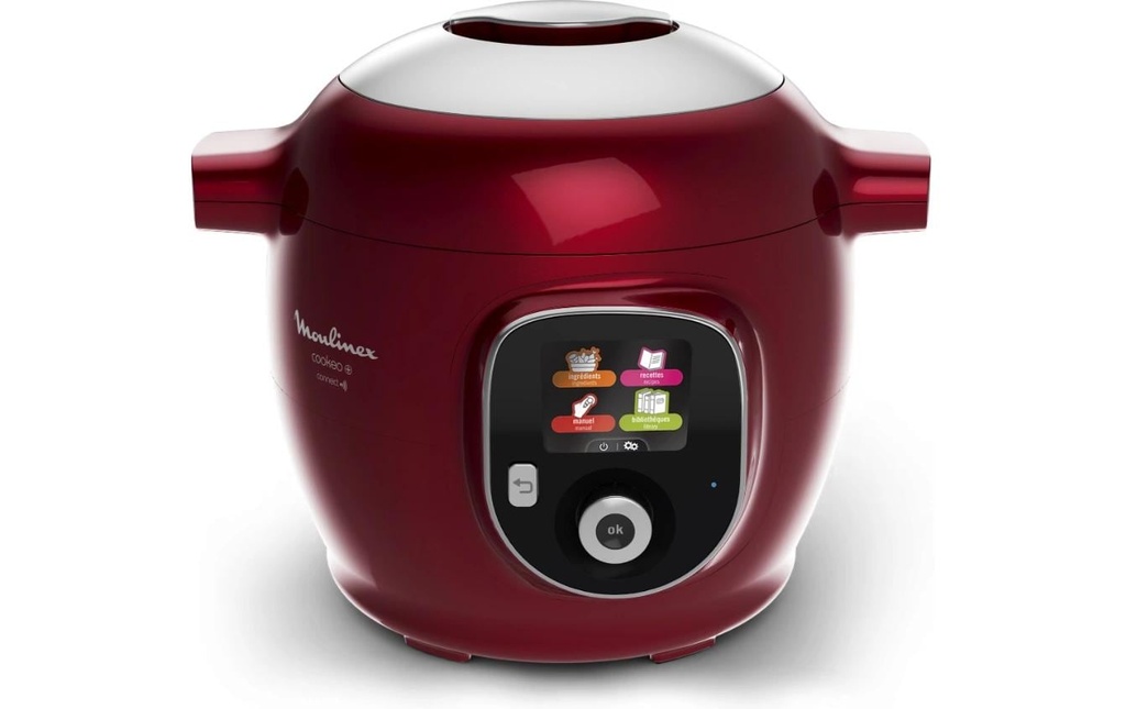 Moulinex Robot ménager Cookeo+ Connect CE86F5 Rouge