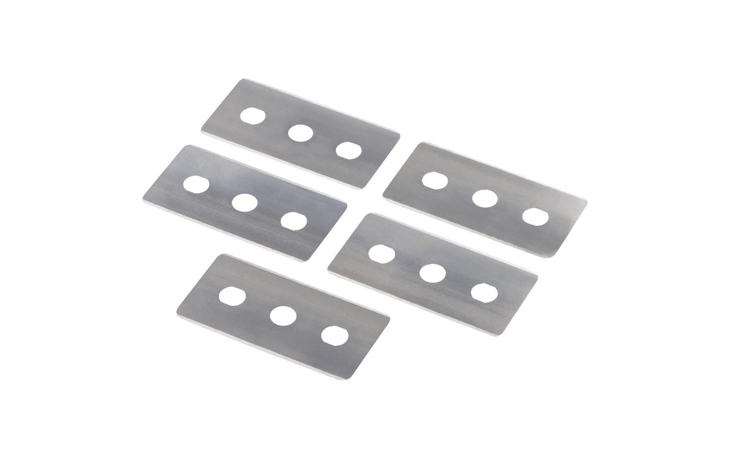 Xavax Lames de rechange pour tables de cuisson vitrocéramiques, argent