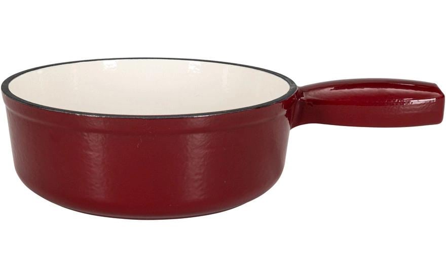 Nouvel Caquelon à fondue Ø 20 cm, rouge / blanc