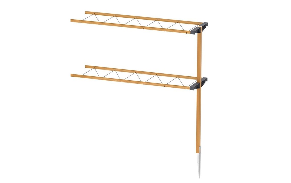 Gusta Garden BERRY BUDDY aide modulaire pour les baies extension Brun