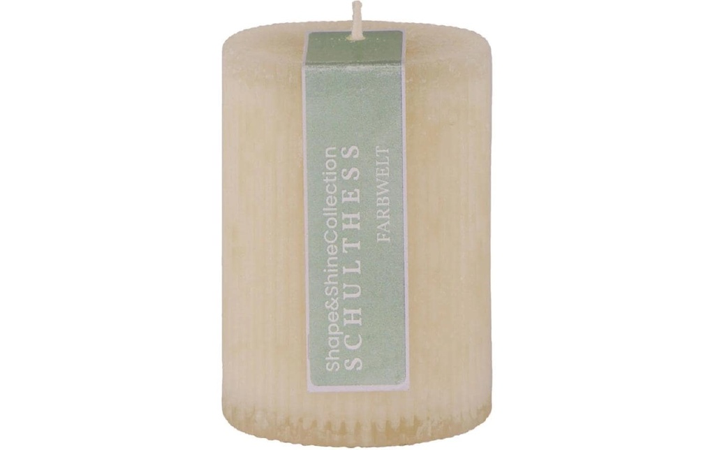 Schulthess Kerzen Bougie Shape & Shine, 7 x 10 cm, Chamois