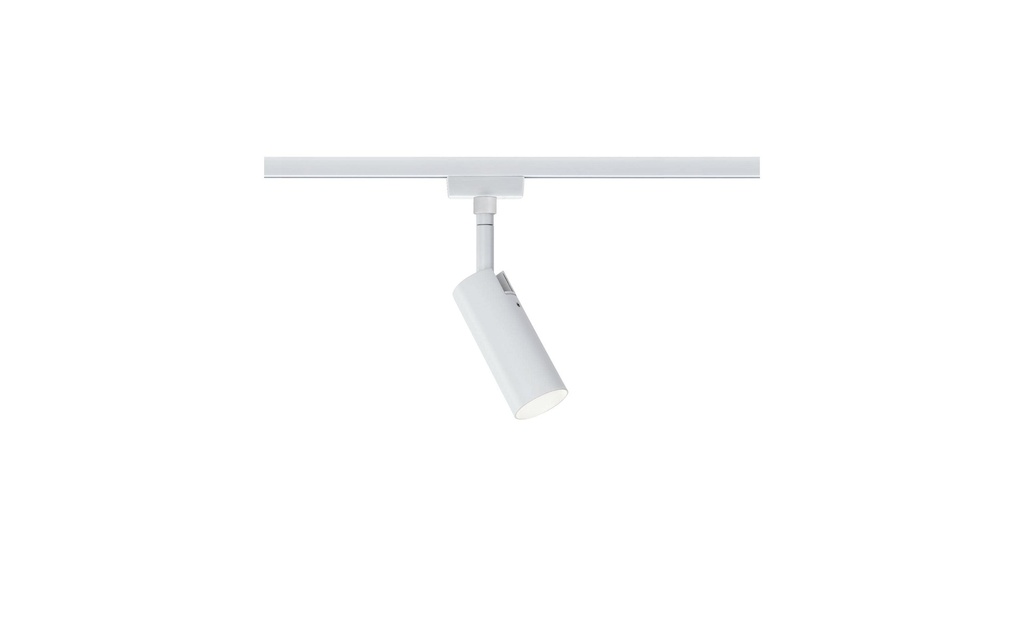 Paulmann Spot LED sur rail URail Tubo, 5 W, 3000 K, blanc