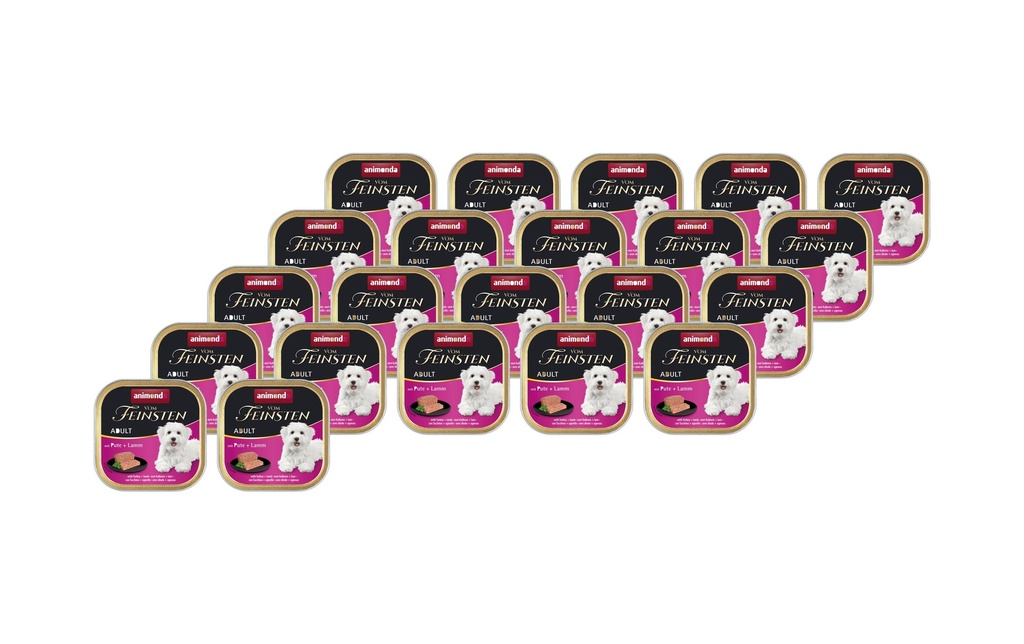 animonda Alimentation humide Le meilleur de la dinde et de l'agneau, 22 x 150 g Kit
