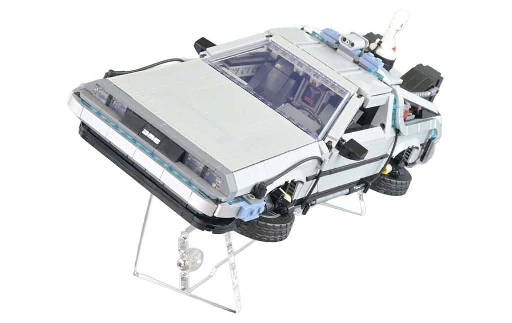 iDisplayit Support acrylique LEGO 10300 La machine à remonter le temps incliné 6 mm