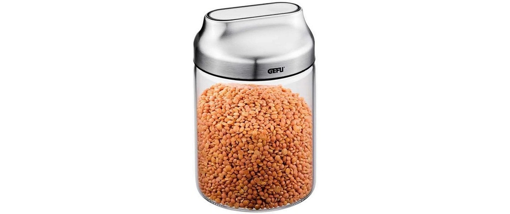 GEFU Boîte à provisions Kippo 0.7 l, Transparent
