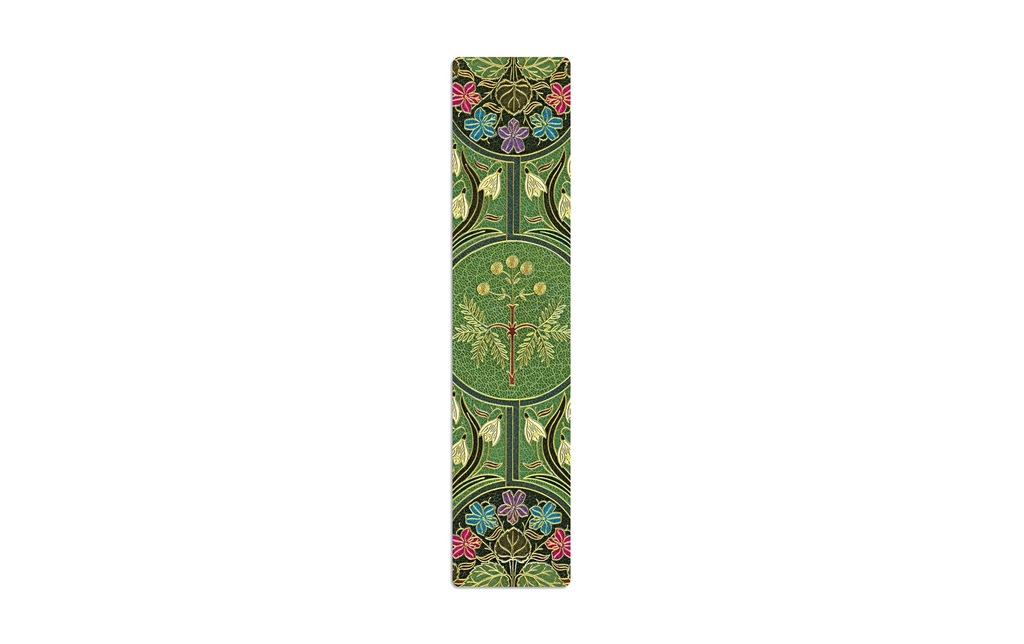 Paperblanks Marque-page La poésie en fleur Vert