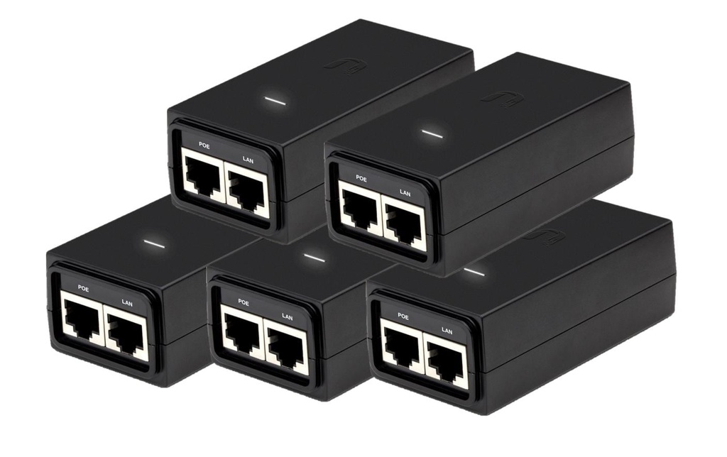 Ubiquiti Injecteur PoE POE-24-12W-5P 24 Volt GE passif, 12Watt, 5-Set