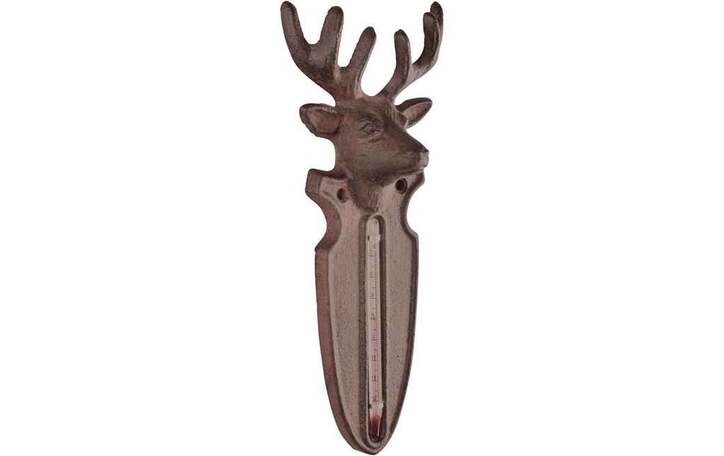 Esschert Design Thermomètre Cerf 22 x 9.4 cm