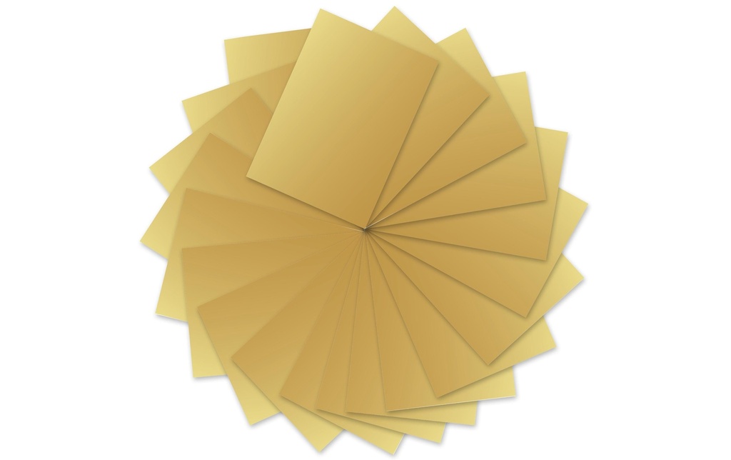 URSUS Papier coloré A4, 130 g/m², 100 feuilles, or
