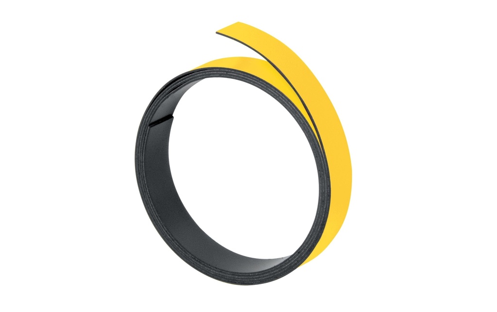 Franken Bande magnétique 10 mm x 1 m, Jaune