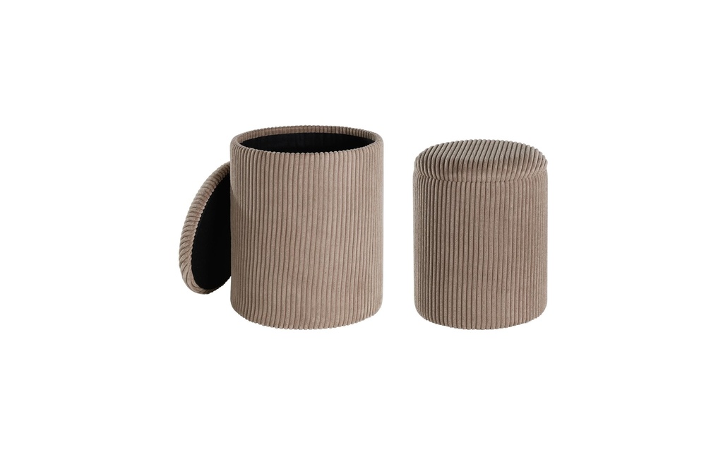 EGLO Tabouret Vavatenina 2 pièces, marron