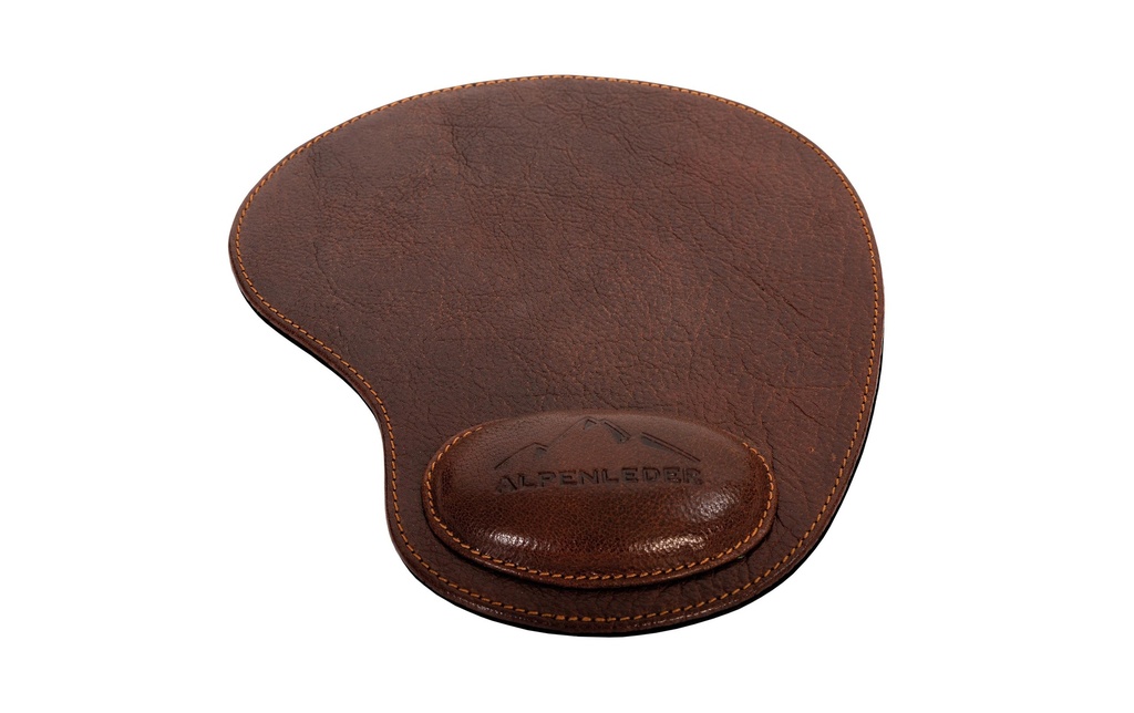 Alpenleder Tapis de souris Salem Brandy