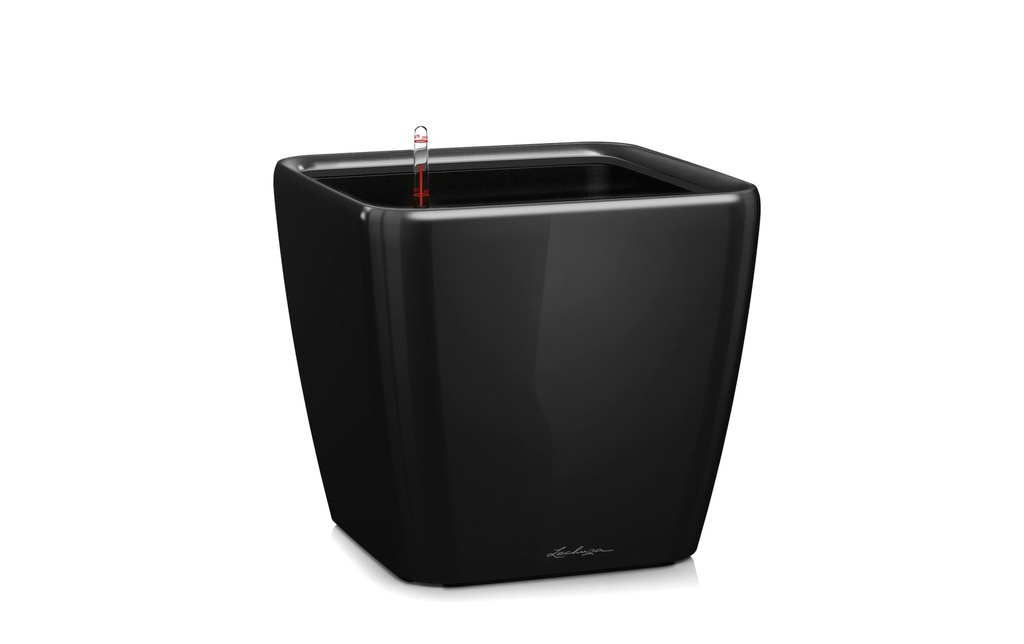 Lechuza Pot à fleur Quadro Premium 21 LS Noir