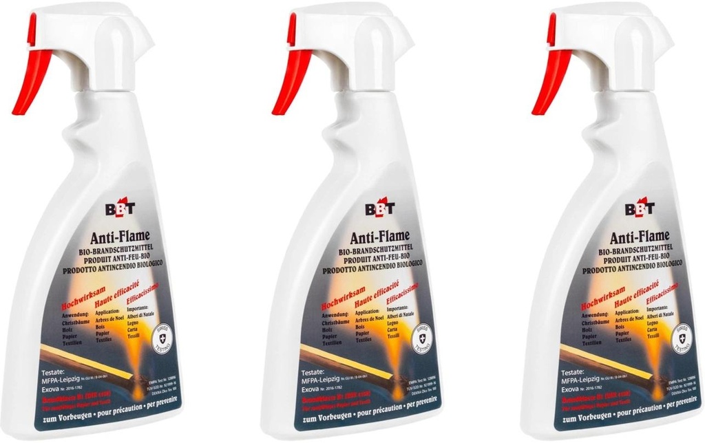 BBT BBT Bio Spray anti-feu Kit 500 ml, 3x