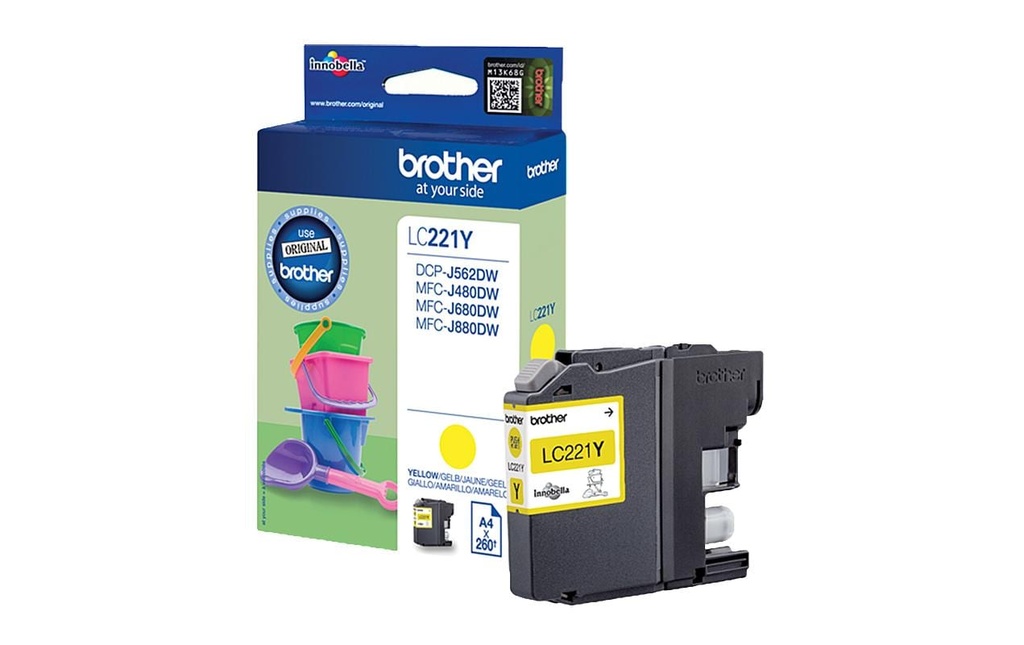BROTHER Brother cart.encre LC-221 yel