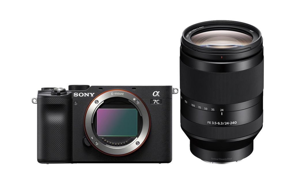 Sony Appareil photo Alpha 7C avec objectif 24-240 Kit Noir