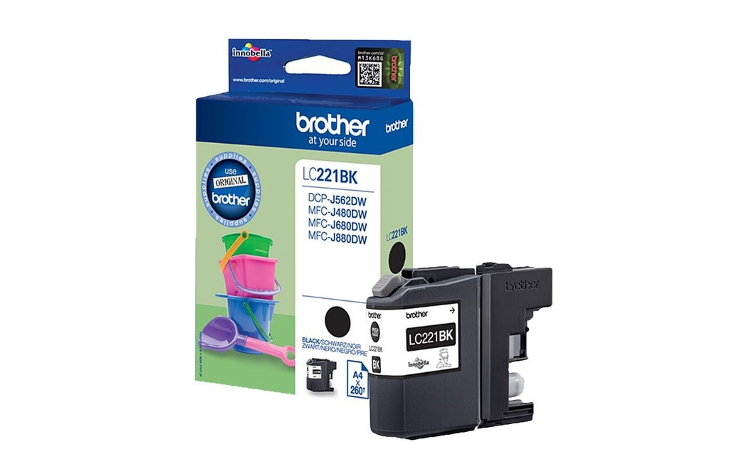 BROTHER Brother cart.d'encre LC-221 bk