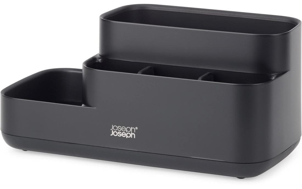 Joseph Joseph Supports pour ustensiles de salle de bains EasyStore Caddy Noir mat