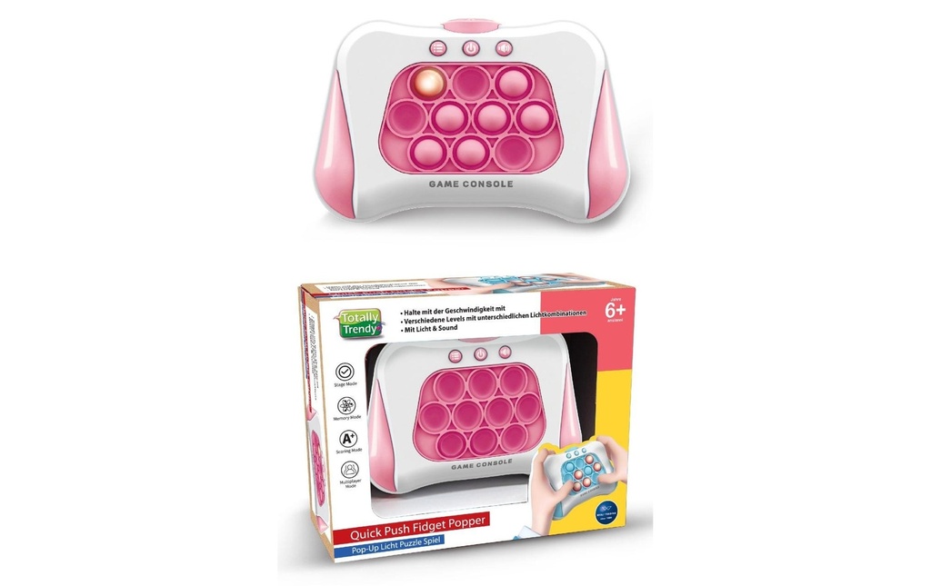 Totally Trendy Push Fidget Popper rose
