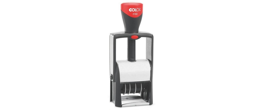 Colop Tampons dateurs et de mots 2160/RL Noir/Rouge