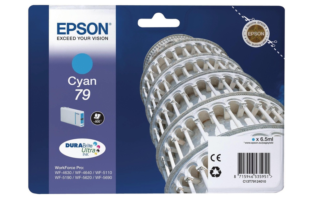 Epson Encre C13T79124010 Cyan