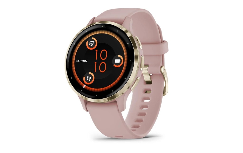 GARMIN Montre de sport Venu 3S Dust Rose / Softgold