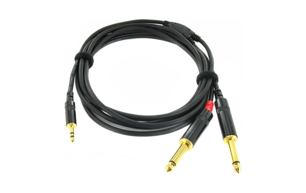Cordial Câble audio jack 3.5 mm - jack 6.3 mm 1.5 m