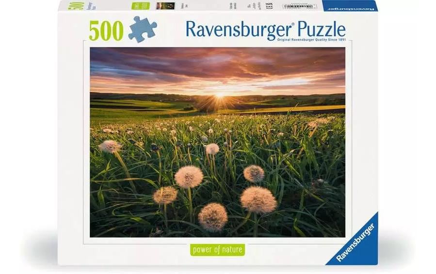 Ravensburger Puzzle Pissenlits au coucher du soleil 500 pièces