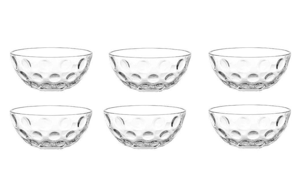 LEONARDO Bol à céréales Cucina Optic 10 cm, 6 Pièce/s, Transparent