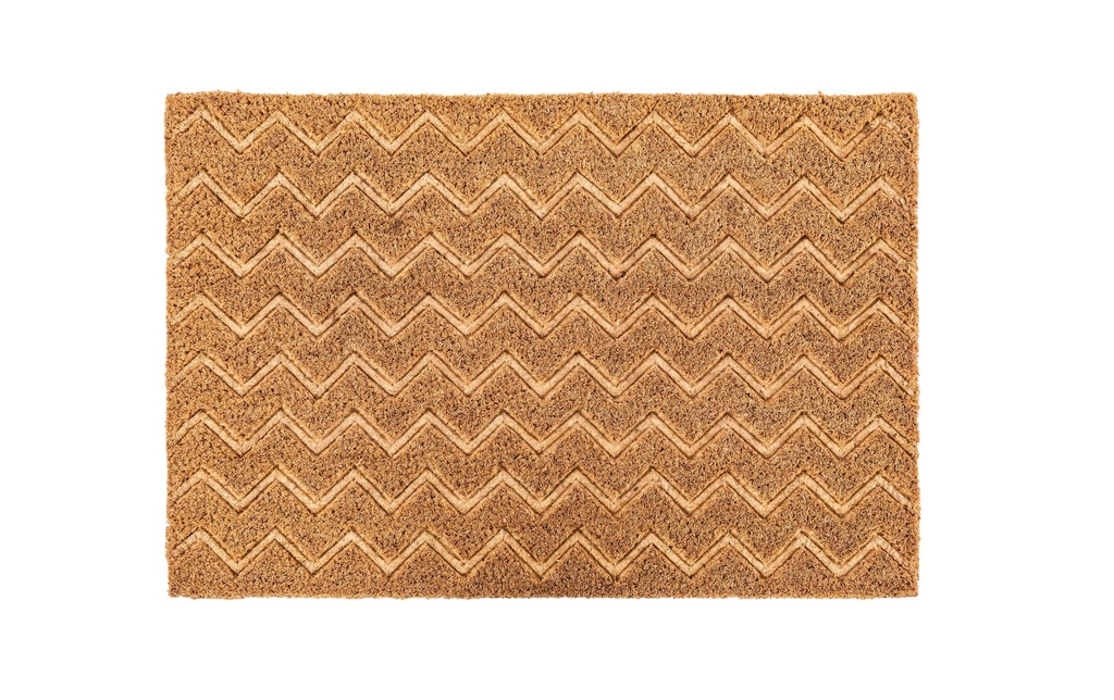 Tiseco Tapis de sol Kokos Chevron 60 cm x 40 cm