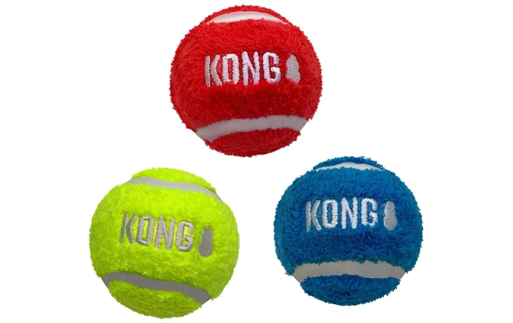 Kong Balle pour chien Sport Softies Paquet de 3, assorti, M
