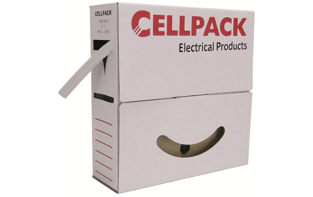Cellpack AG Gaine thermorétractable 10 m x 9 mm Blanc