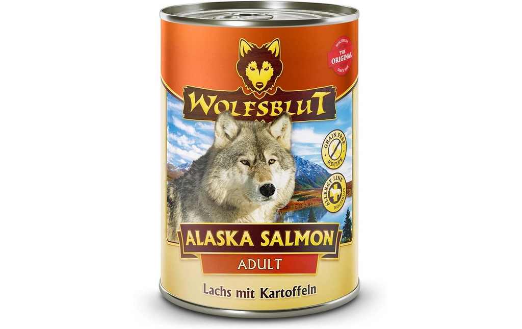 Wolfsblut Alimentation humide Dog Alaska Salmon, 395 g