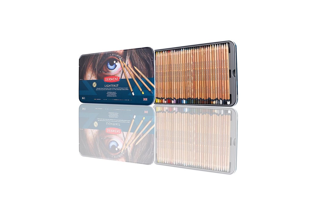 Derwent Crayons de couleur Lightfast 36 pièces