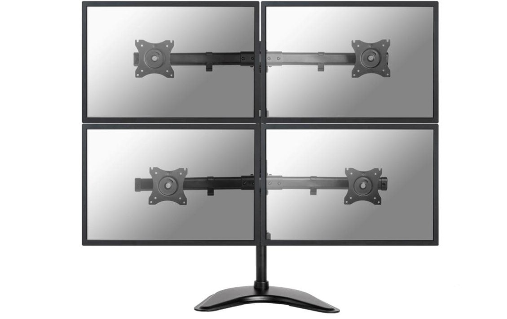 NEOMOUNTS Supports de table NM-D335D4 jusqu’à 8 kg – Noir
