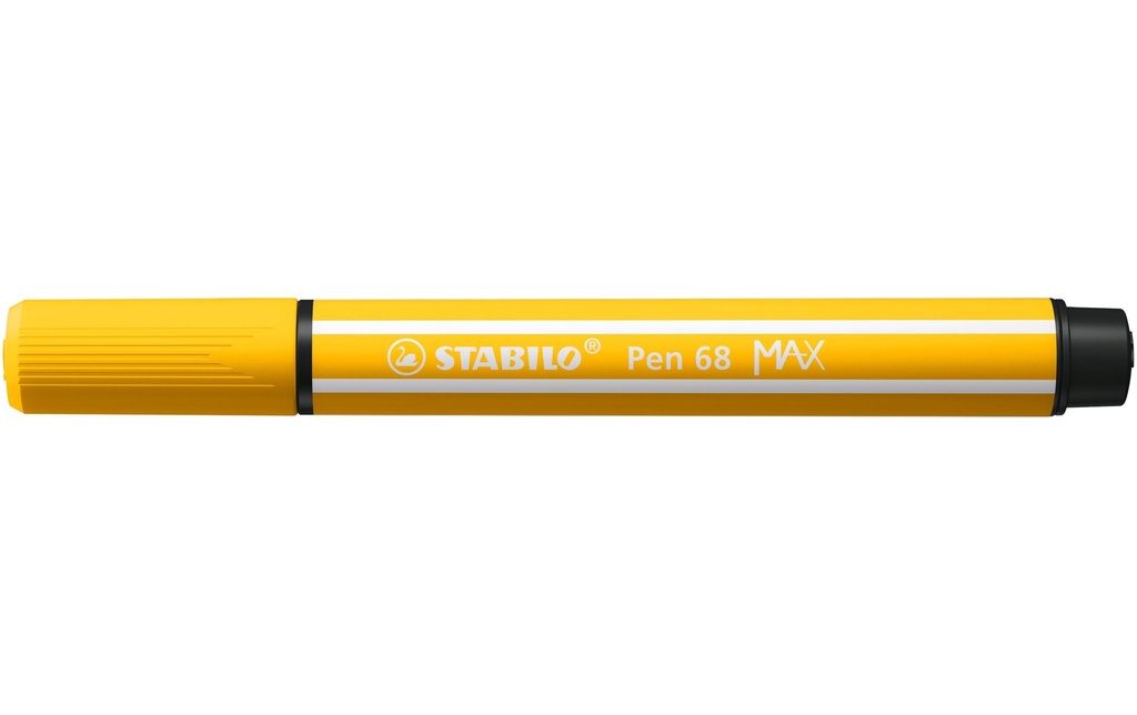 STABILO Crayon feutre Pen 68 MAX Jaune, 5 pièces