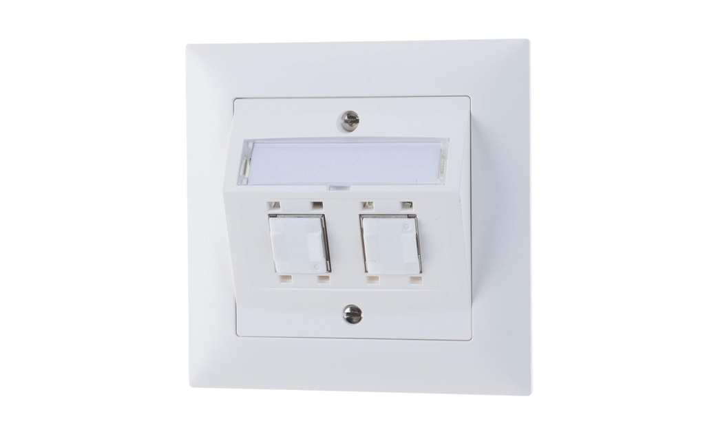 Feller EDIZIOdue Prise réseau UP 2x RJ45 Cat. 5e blindé