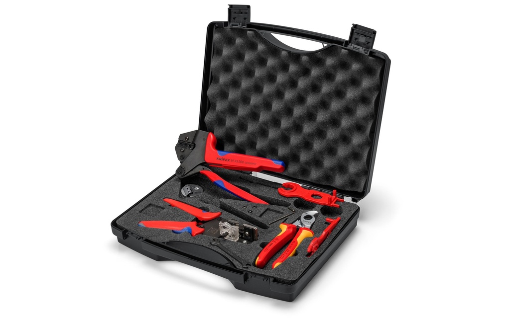 Knipex Coffret à outils PV pour MC4, 7 pièces