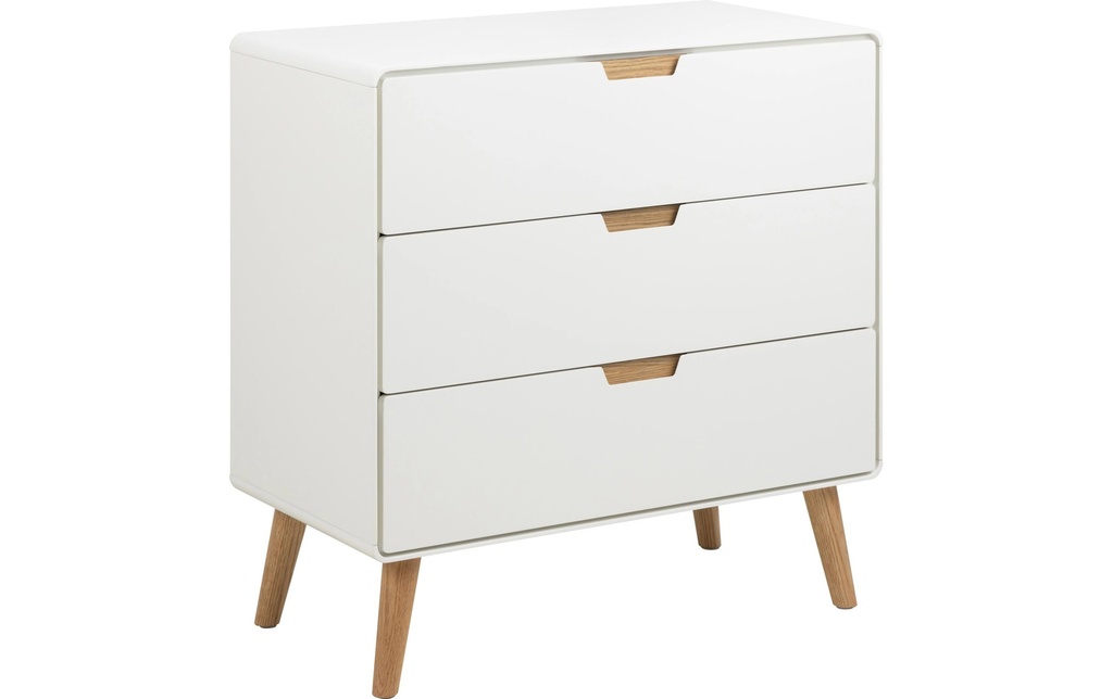 AC Design Commode Lowell 80 x 80 cm, Blanc