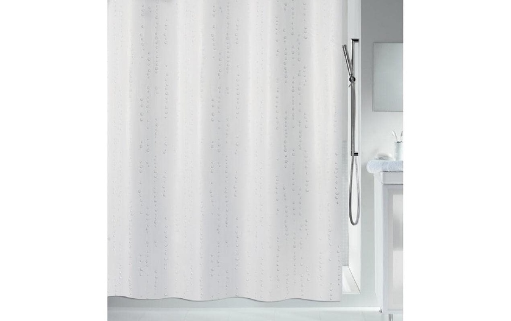 spirella Rideau de douche Wet 180 x 180 cm, Blanc