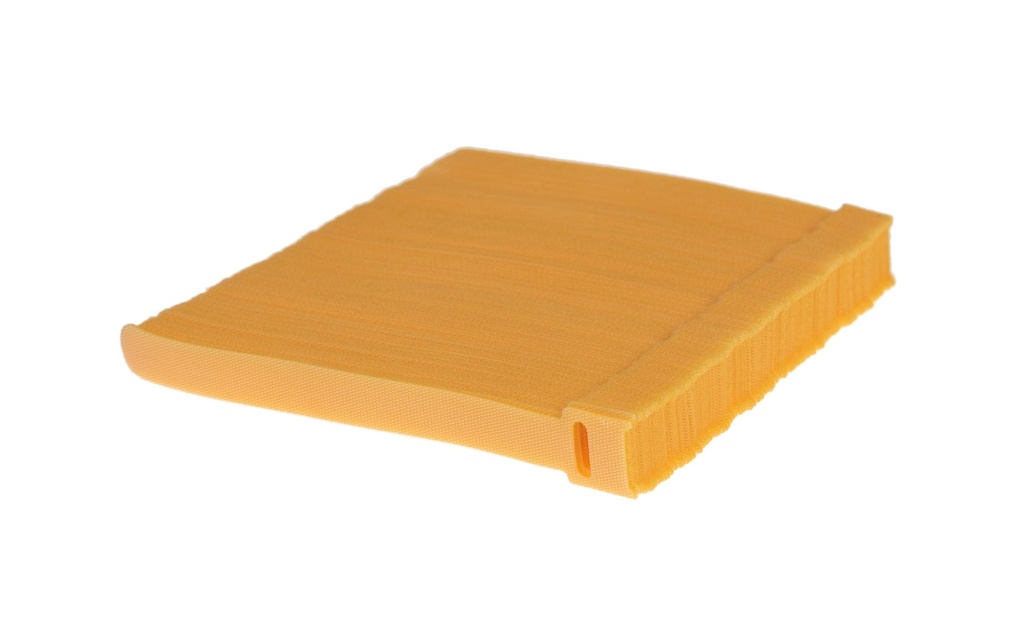 FASTECH Serre-câble auto-agrippant ETK-3-1 13 x 150 mm Jaune, 100 pièces