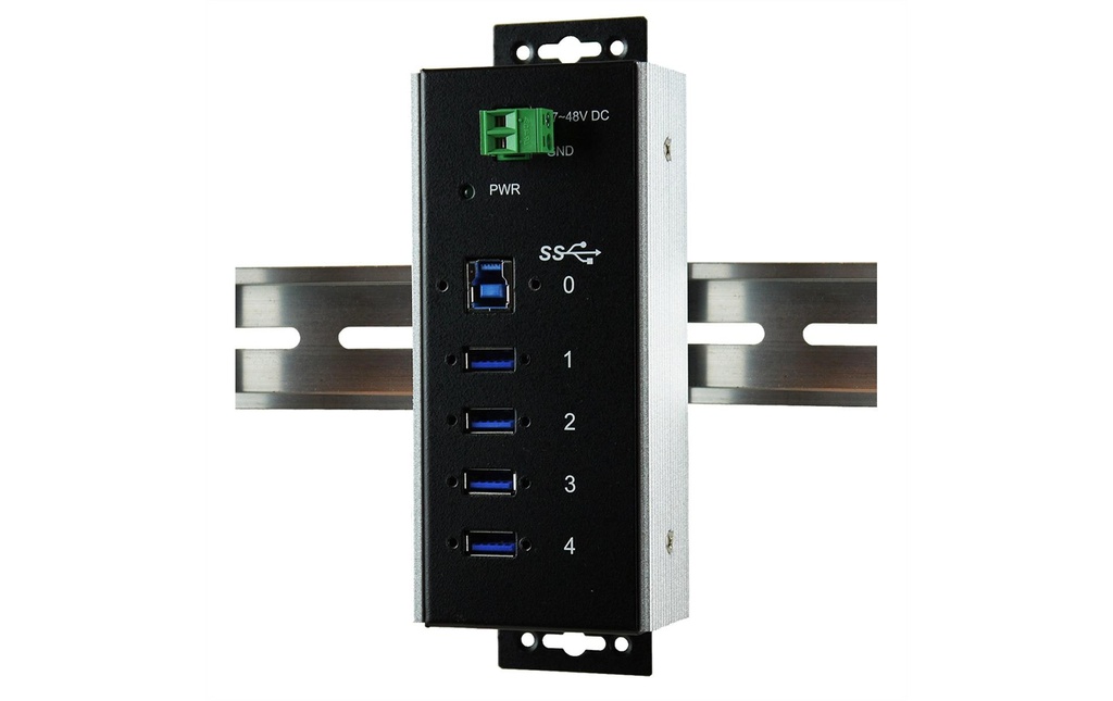 Exsys Hub USB EX-1185HMVS-WT Hub USB 3.2 Gen 1 4 ports