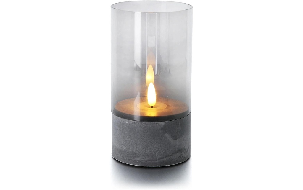 balthasar Bougie LED Gracia, gris