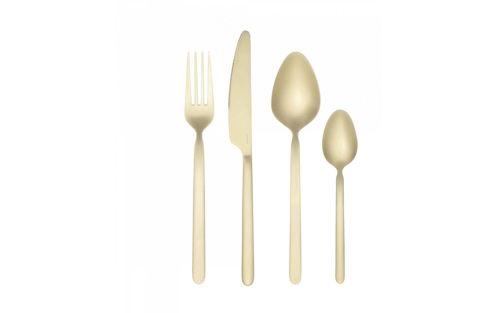 Blomus Kits de couverts Stella 16 pièces, Champagne