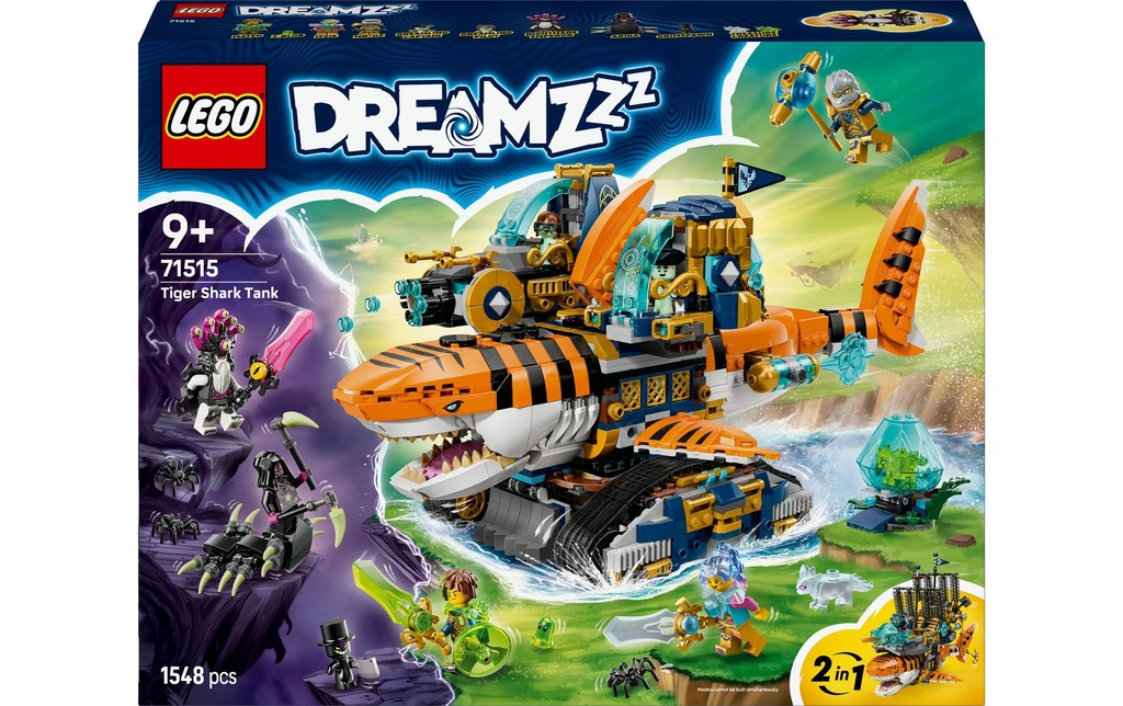 LEGO® DreamZzz Le char requin-tigre 71515