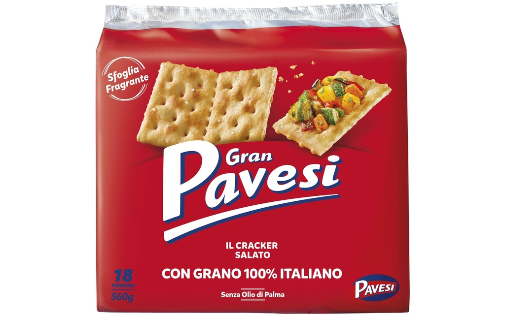 Gran Pavesi Apéritif Crackers salés 560 g
