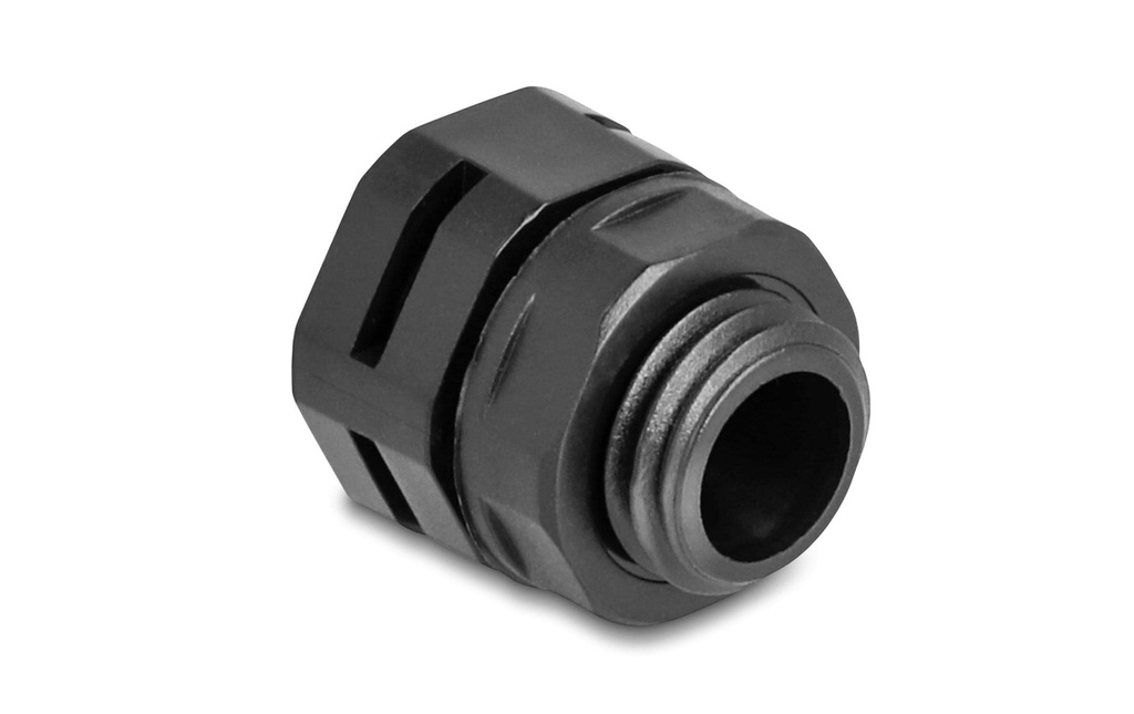 Delock Presse-étoupe M12, noir 2 pièces