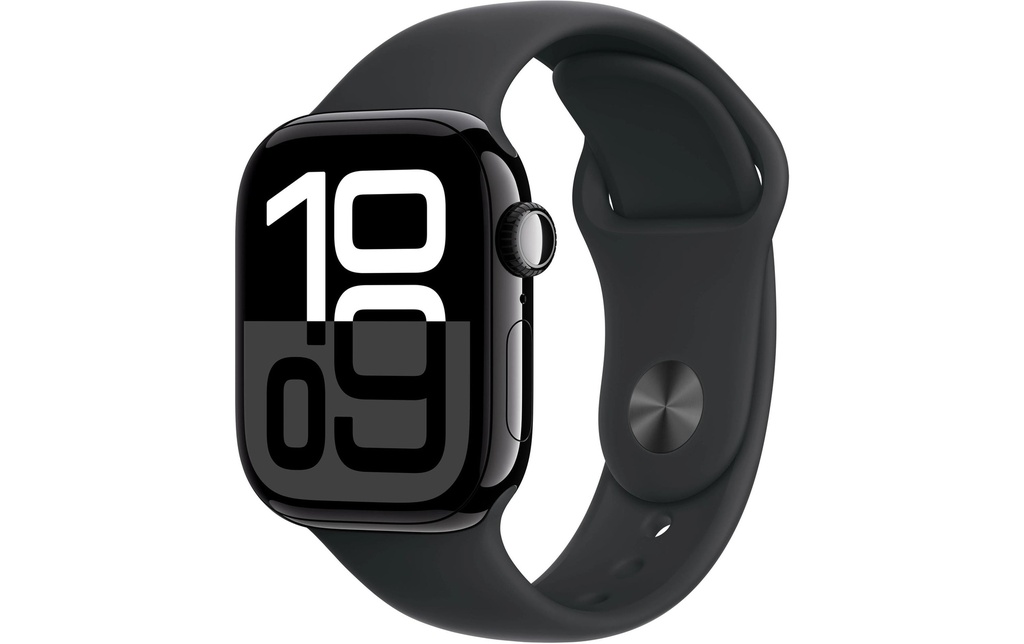 Apple Watch Series 10 42 mm LTE Alu Jet Black Sport S/M