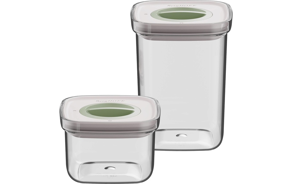BergHOFF Récipients à provisions Set Leo Smart Seal 2 pièces, Transparent
