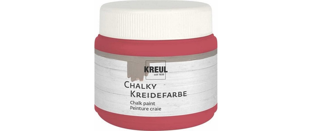 Kreul Peinture à la craie Chalky Cozy Red, 150 ml